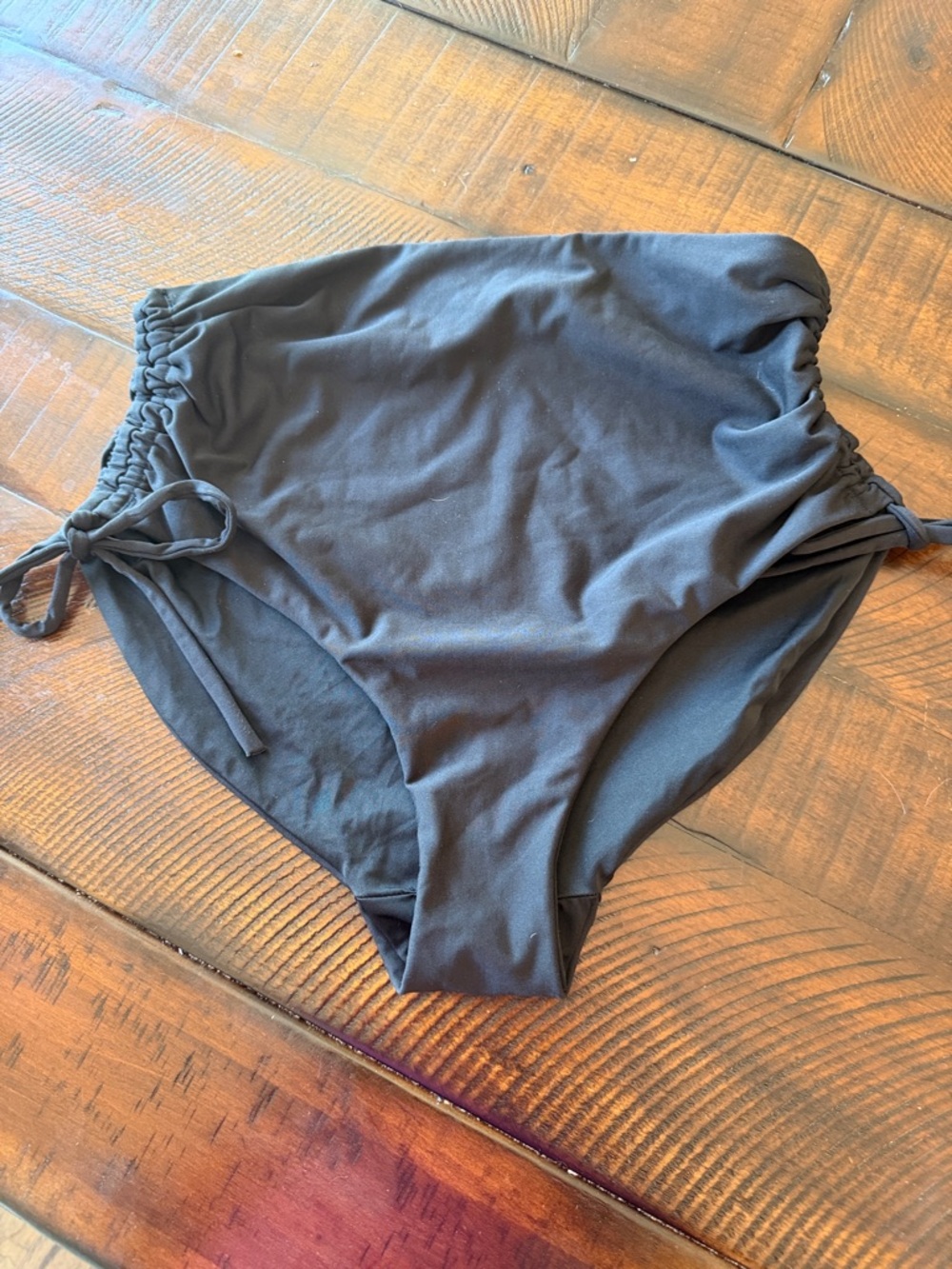 CALIA by Carrie Underwood High-Waist Black Bikini Bottoms